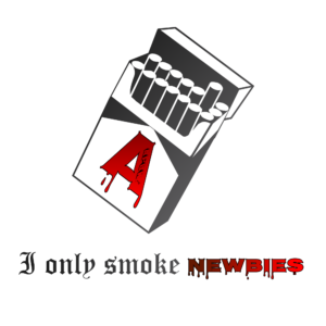 Logo: "Smoking Newbies"