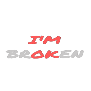 Logo: "I'm Broken"