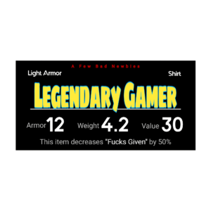 Logo: "Legendary Gamer"
