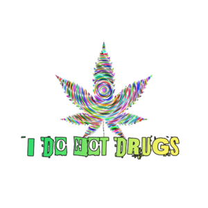 Logo: "I Do Not Drugs"